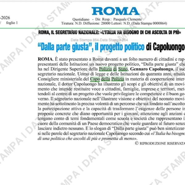 Il progetto politico di Capoluongo