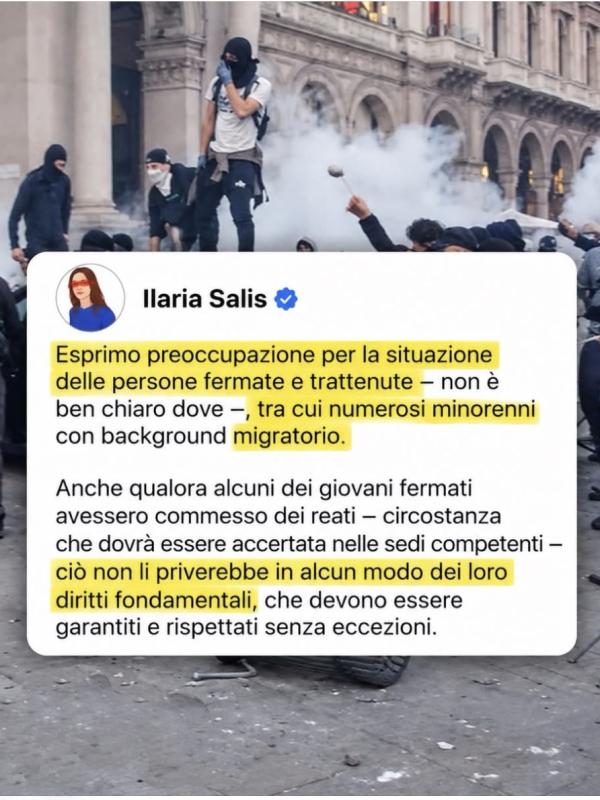 le dichiarazioni dell’eurodeputata Ilaria Salis